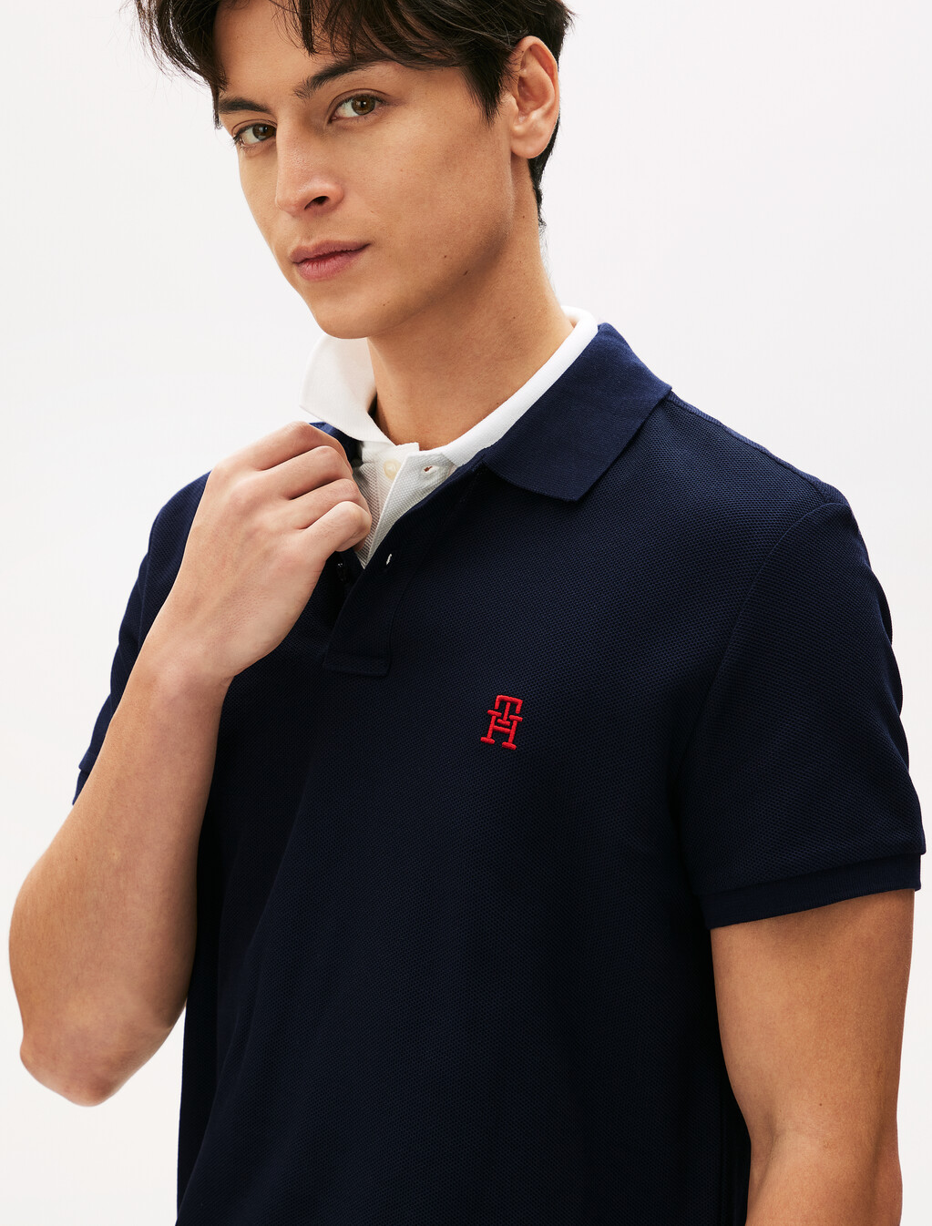 Monogram Logo Regular Polo, Desert Sky, hi-res