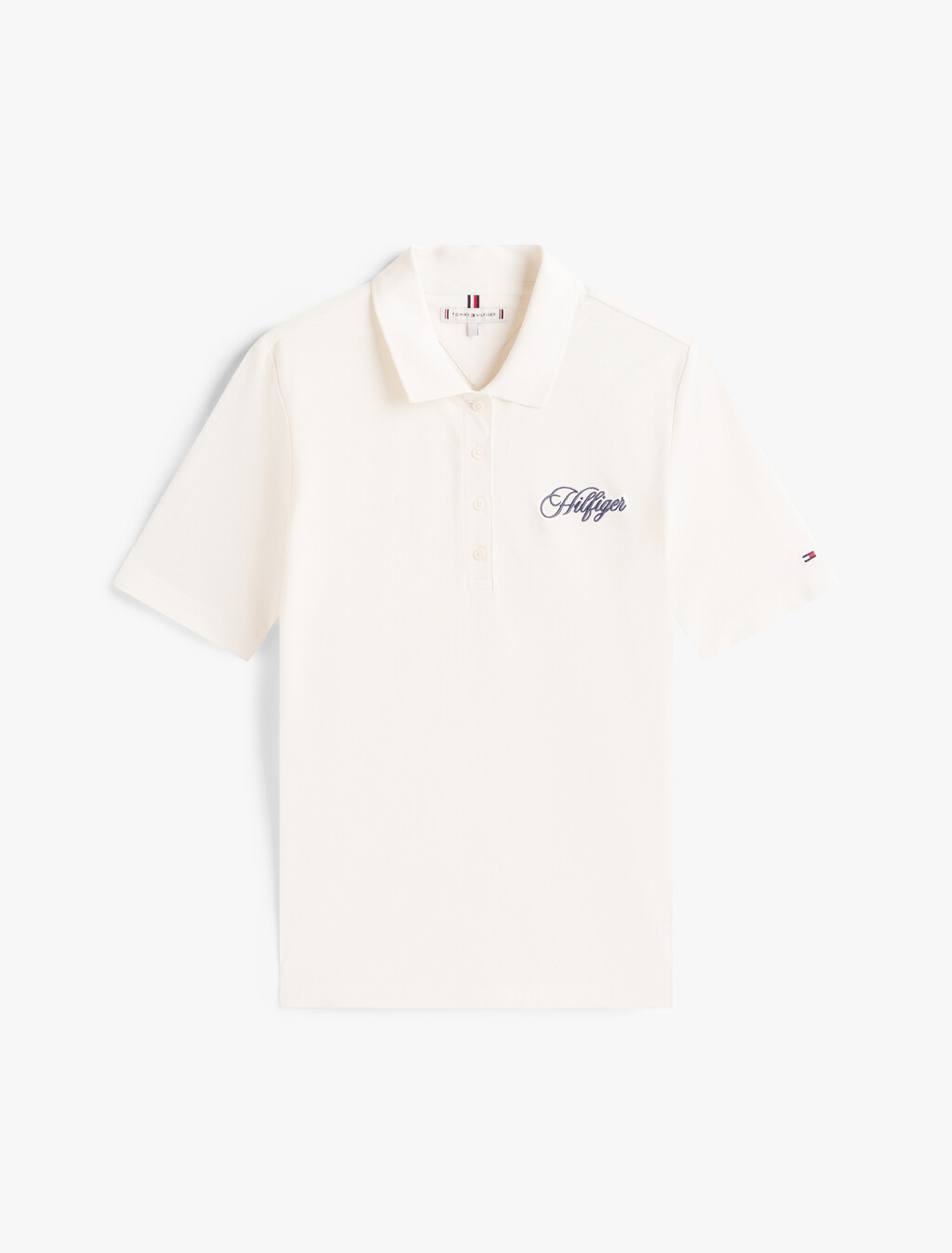 Script Logo Regular Polo, Ivory Silk, hi-res