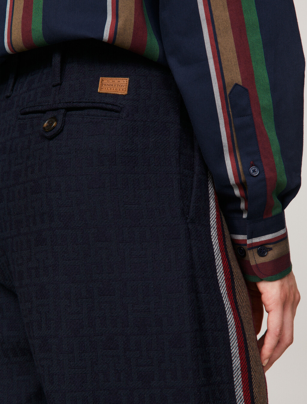 Tommy x Pendleton New York Stripe Chinos, Desert Sky, hi-res