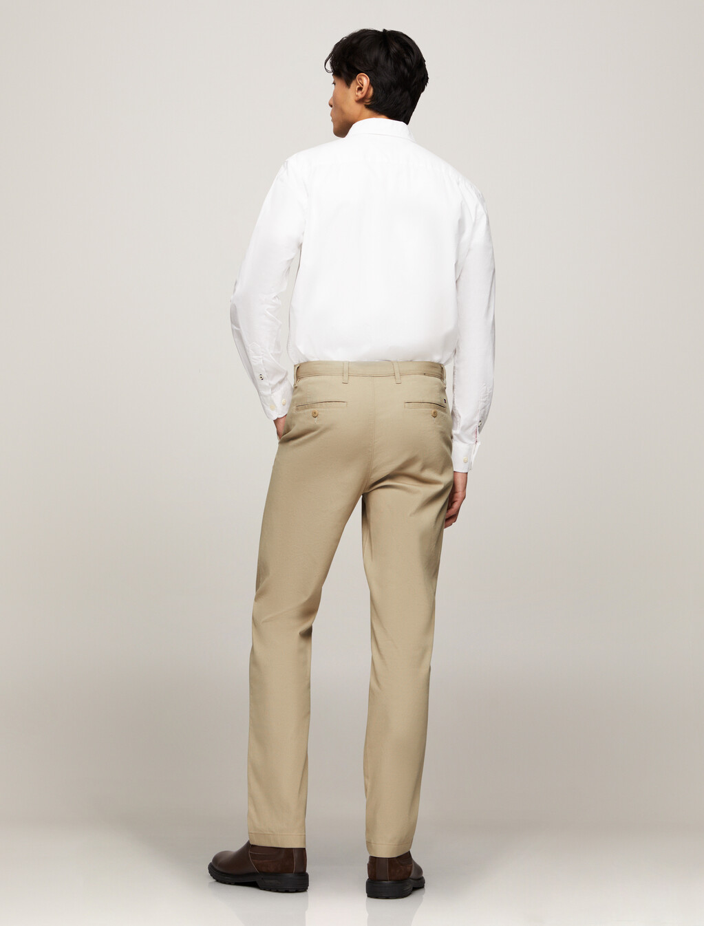 Stretch Denton Straight Pant, Sandalwood, hi-res