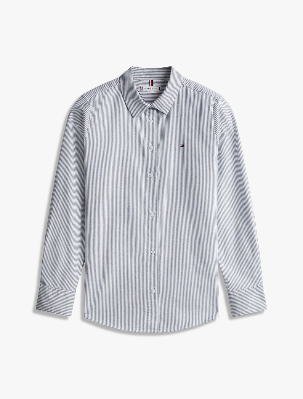 Asia Fit Stretch Oxford Shirt, Classic Ithaka Stp Drk Night Navy, hi-res