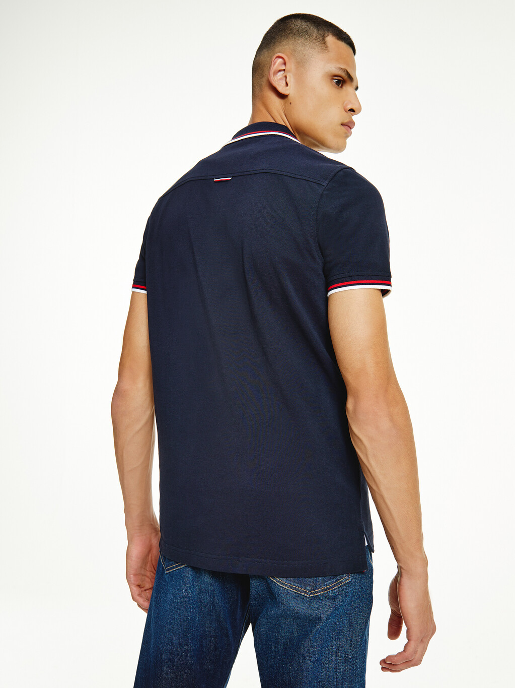 Organic Cotton Tipped Slim Fit Polo