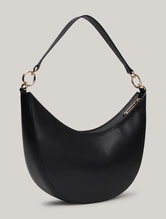 Hilfiger Monotype Shoulder Bag, Black Hilfiger Monotype Shoulder Bag