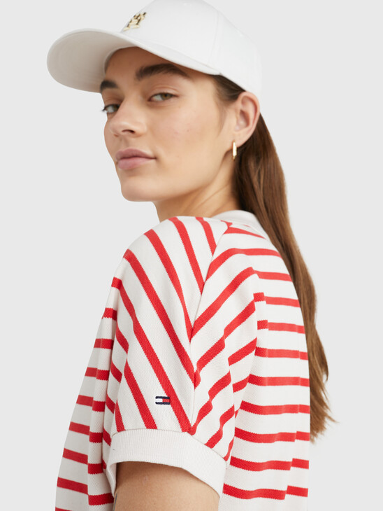 STRIPE RELAXED FIT POLO