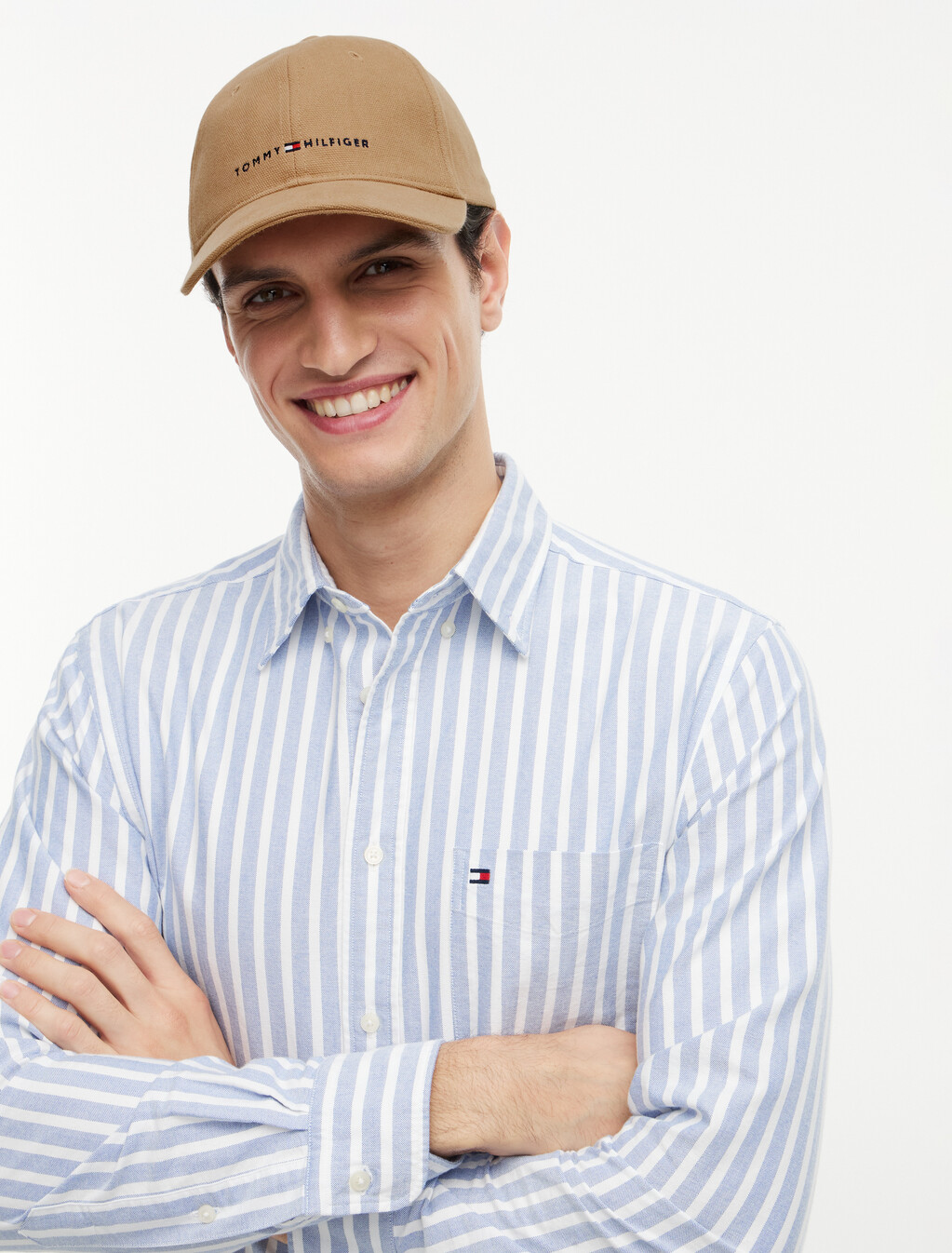 Six-Panel Baseball Cap, Safari Canvas, hi-res