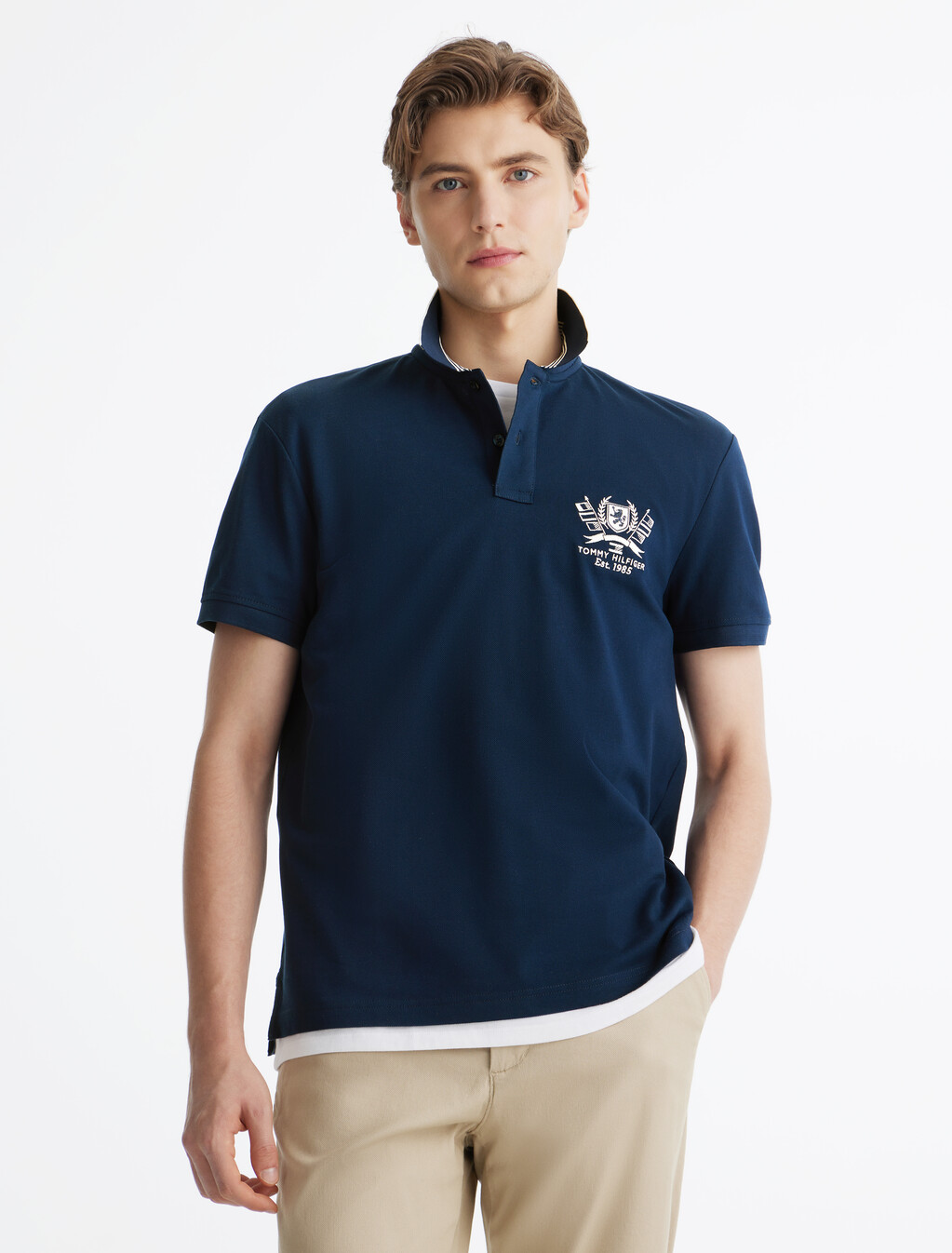 Hilfiger Icon Regular Polo, Night Sky, hi-res
