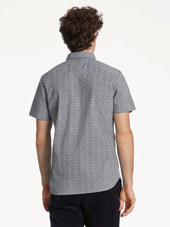 MICRO PRINT ORGANIC COTTON SHIRT MICRO PRINT ORGANIC COTTON SHIRT