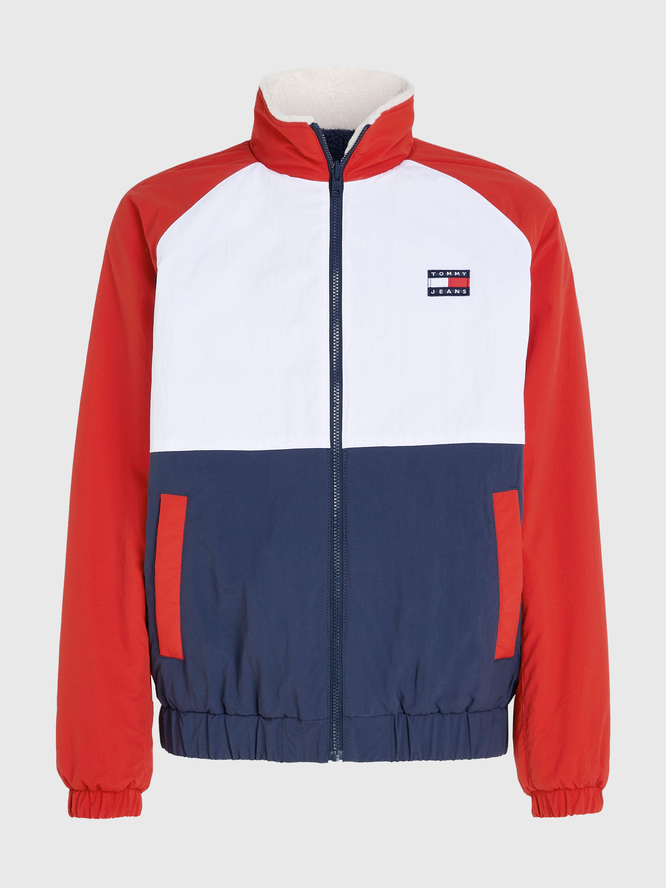 Tommy jeans two store tone sherpa padded jacket
