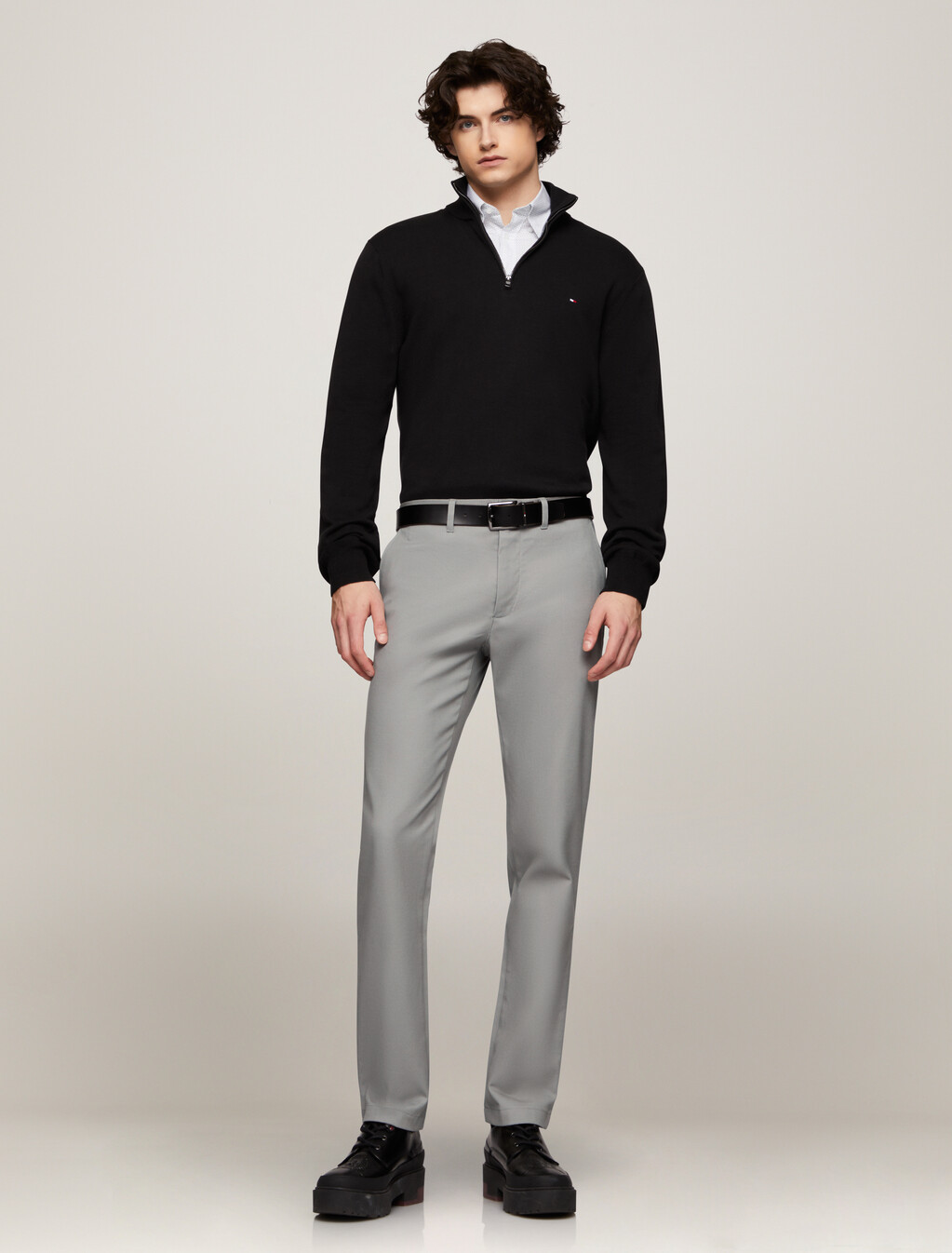 Denton Structured Twill Pants, Hydrogen Grey, hi-res