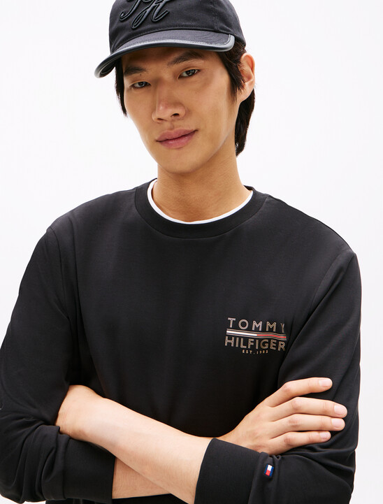 Icon Logo Embroidery Long Sleeve T-Shirt