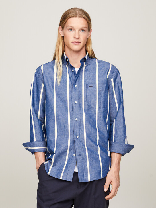 Vertical Stripe Regular Shirt