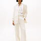 Cream/ Grey Pinstripe Cw Fabric
