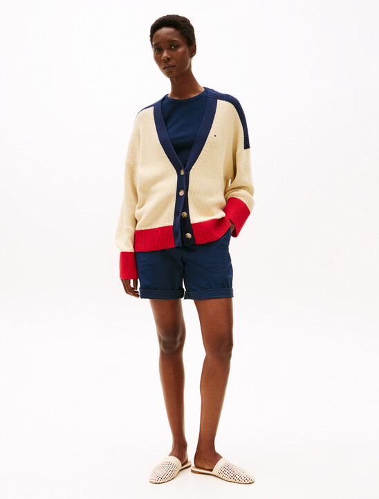 Relaxed V-Neck Cardigan