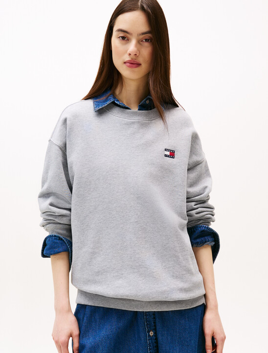 Logo Badge Relaxed Sweatshirt