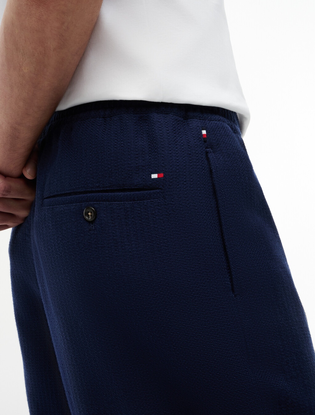 Woven Structured 10" Inseam Shorts, Carbon Navy, hi-res