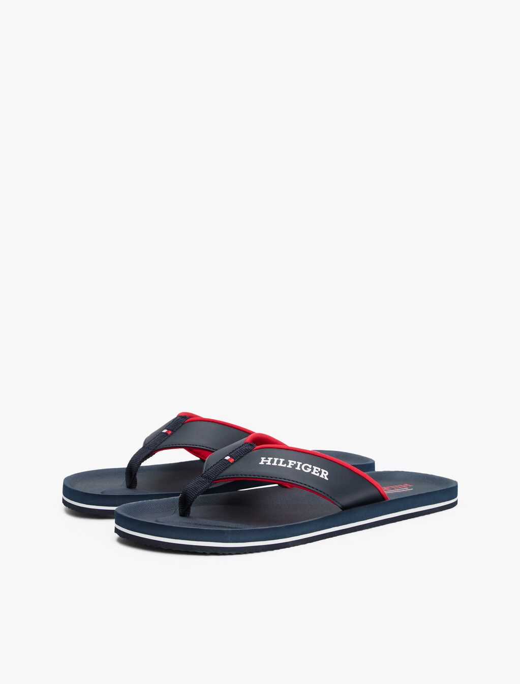 Logo Padded Strap Flip-Flops, Desert Sky, hi-res