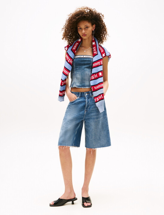 Tommy Girl Relaxed Denim Shorts