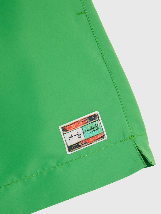 TOMMY HILFIGER X ANDY WARHOL FLAG MEDIUM DRAWSTRING SWIM SHORTS
