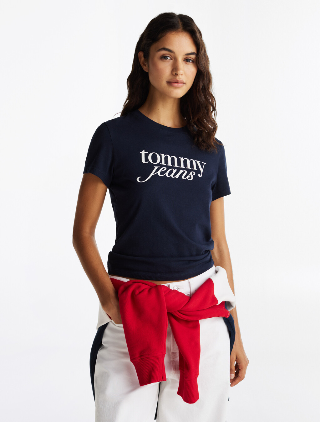 Logo Slim T-Shirt, Dark Night Navy, hi-res