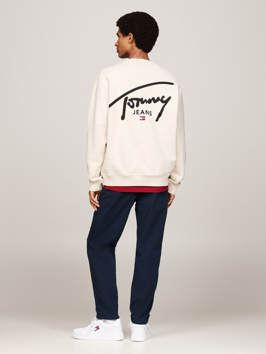 Signature Logo Back Graphic Sweatshirt