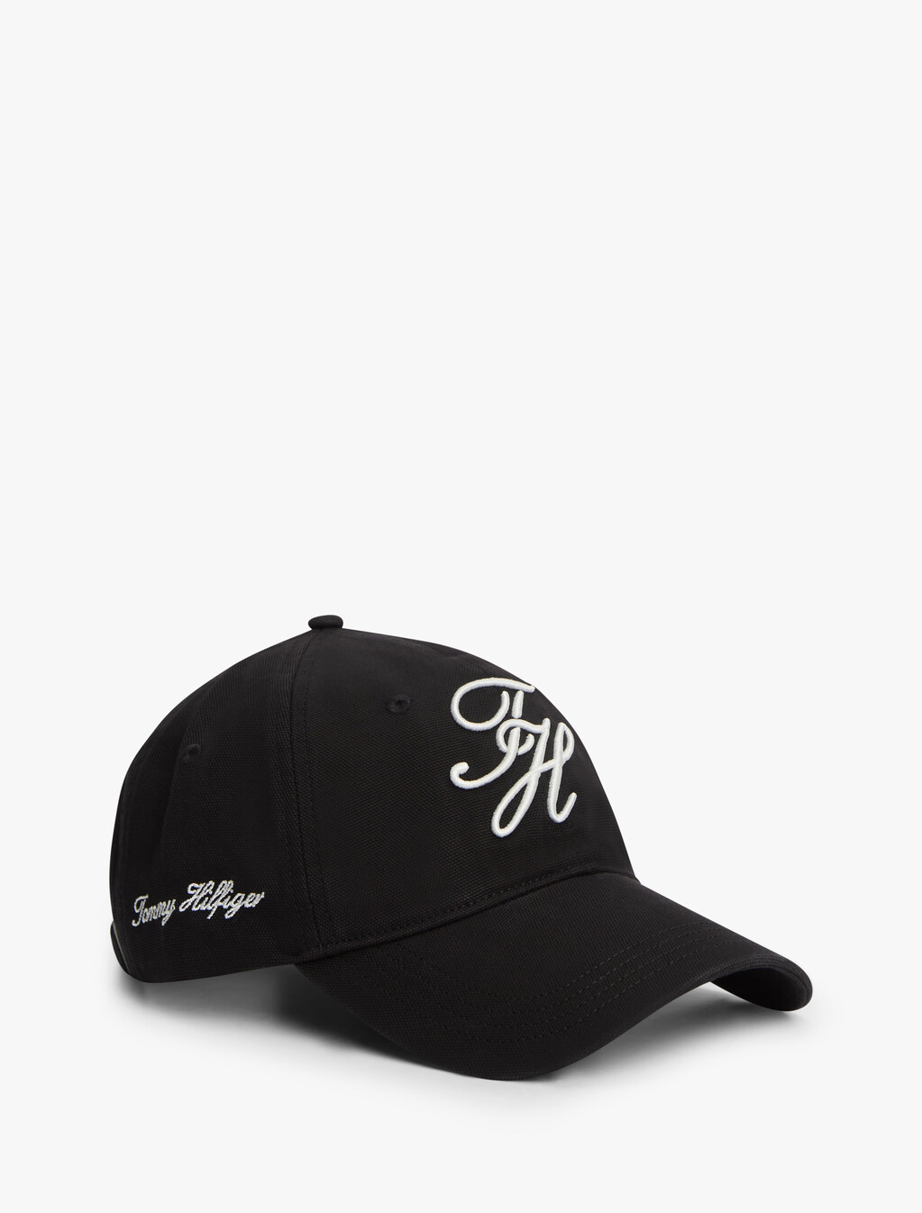 Logo Embroidery Baseball Cap, Black, hi-res