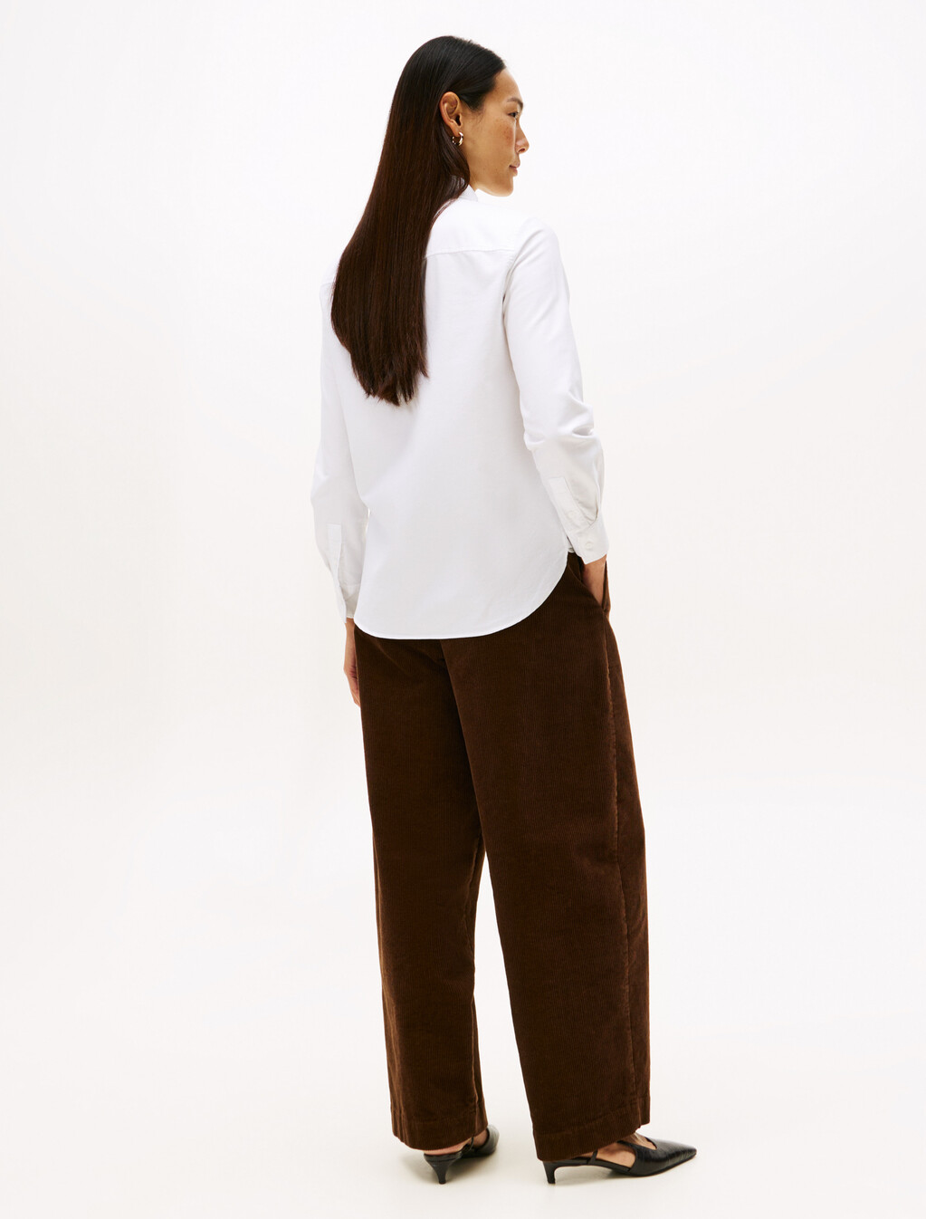 Asia Fit Relaxed Oxford Shirt, Th Optic White, hi-res