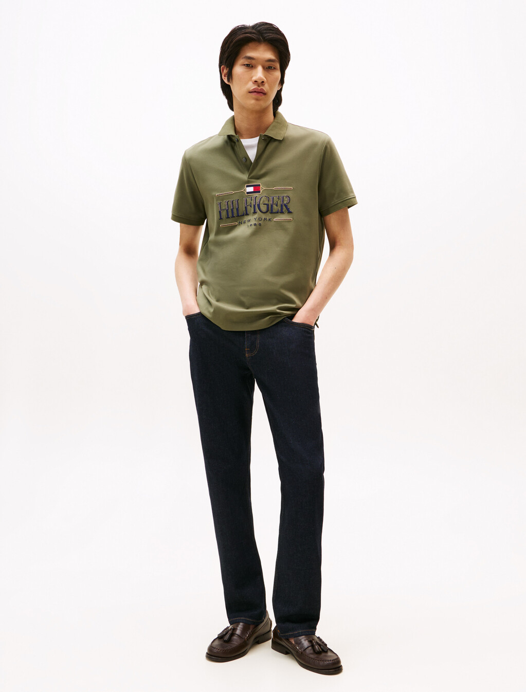 Icon Regular Polo, Battle Green, hi-res