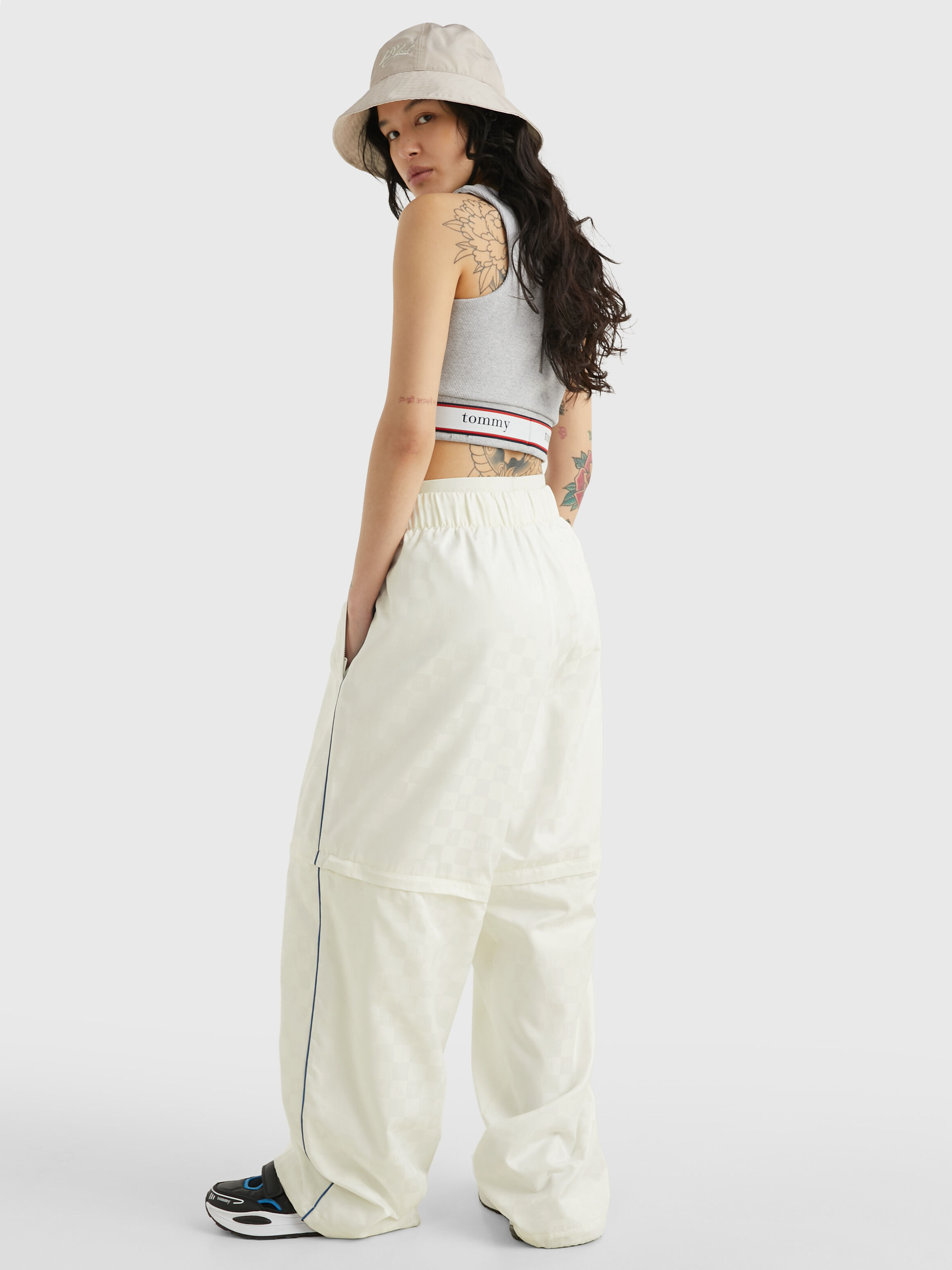 Checkerboard cargo pants discount