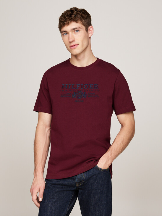 Crest Logo Embroidery T-Shirt