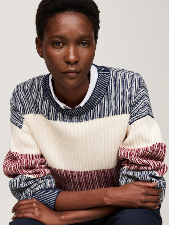 Signature Wool Blend Relaxed Jumper