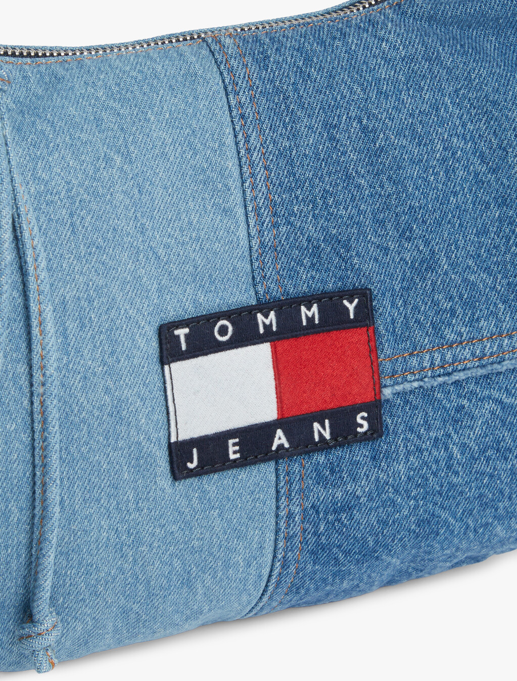 Patchwork Denim Shoulder Bag, Denim Patch, hi-res
