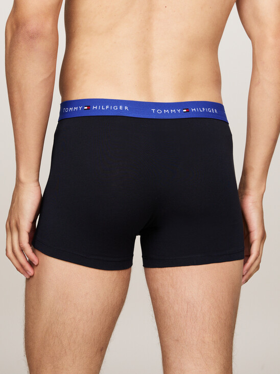 3-Pack Logo Waistband Trunks