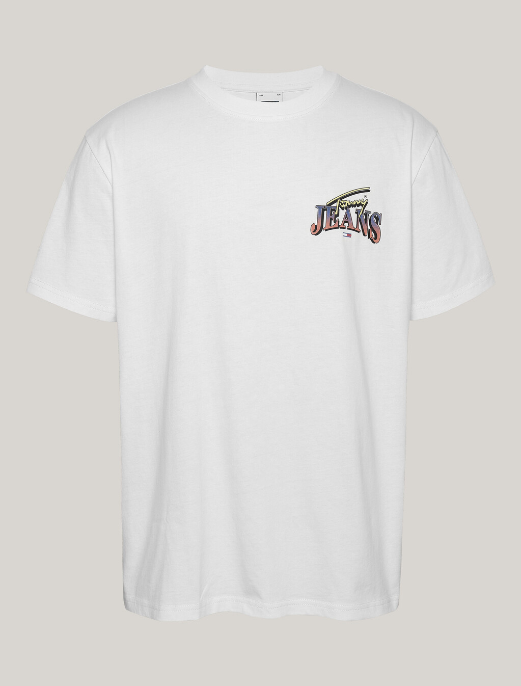 Retro Logo Regular T-Shirt, White, hi-res