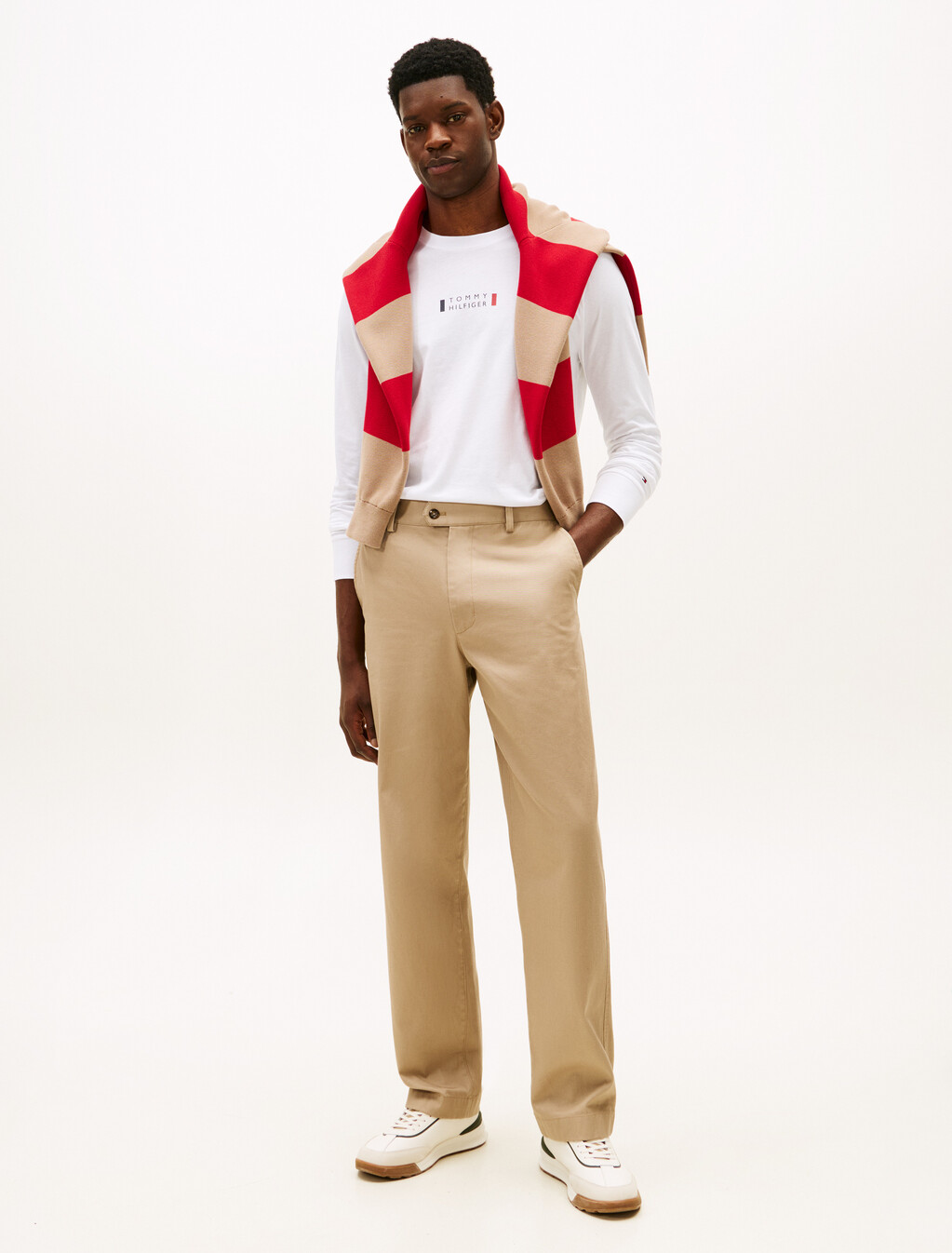 Logo Jersey Long Sleeve T-Shirt, White, hi-res