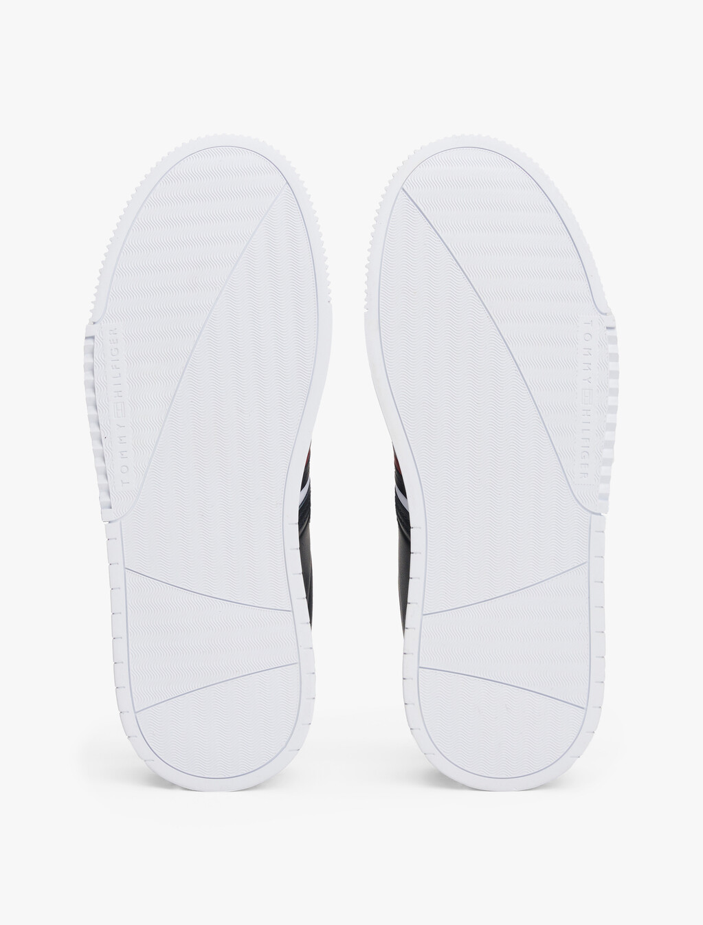 Leather Debossed Logo Trainers, Desert Sky, hi-res