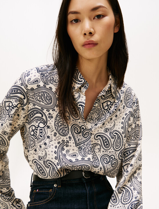 Regular Fit Concealed Placket Shirt