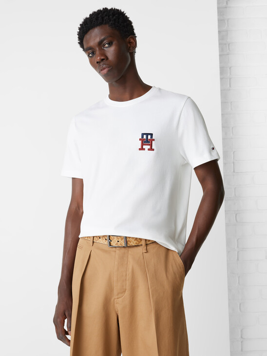 ESSENTIAL TH MONOGRAM EMBROIDERY T-SHIRT