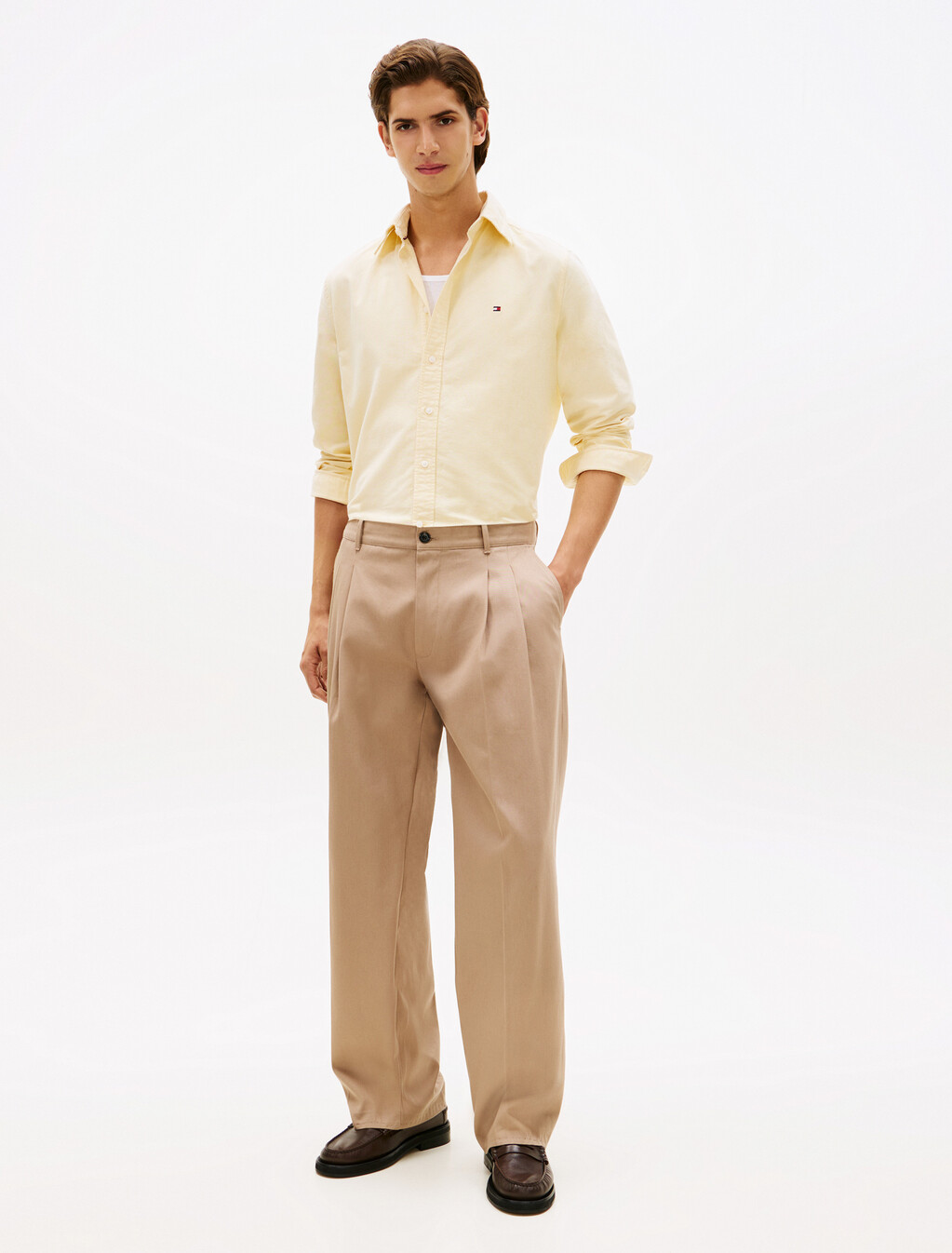 Asia Fit Heritage Oxford Shirt, Morningside Yellow, hi-res