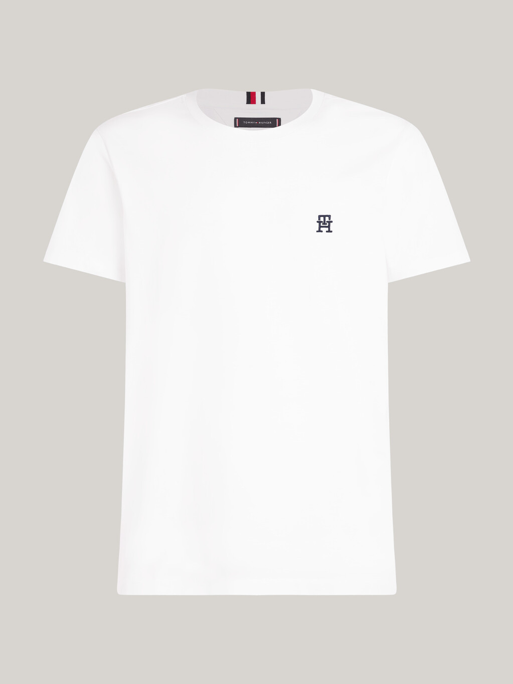 TH Monogram T-Shirt, White, hi-res