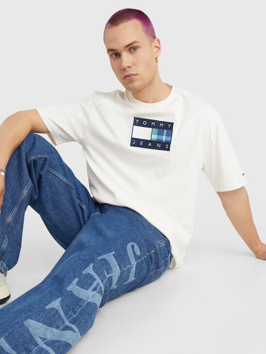 TARTAN OVERSIZED FIT T-SHIRT