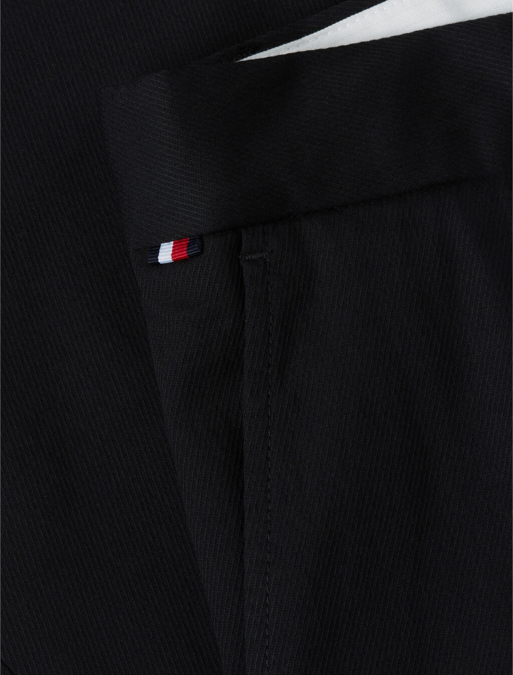 Denton Straight Twill Chinos, Black, hi-res
