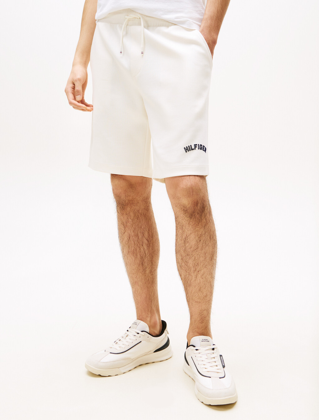 Graphic Sweatshort, Ivory Petal, hi-res
