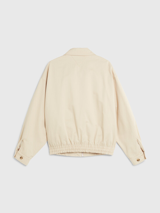 Crest Relaxed Fit Twill Coach Jacket