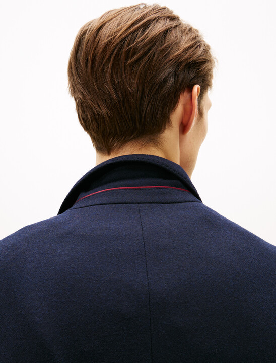 Smart Casual Wool Blend Flannel Blazer