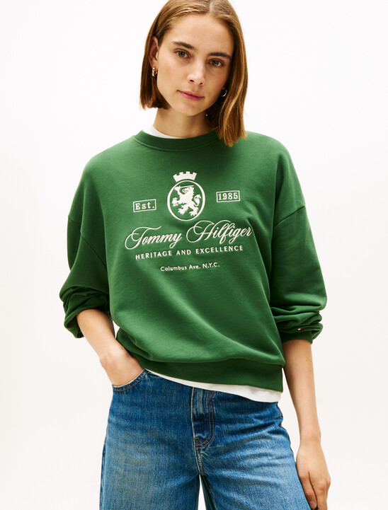 Varsity Crest Terry Sweatshirt
