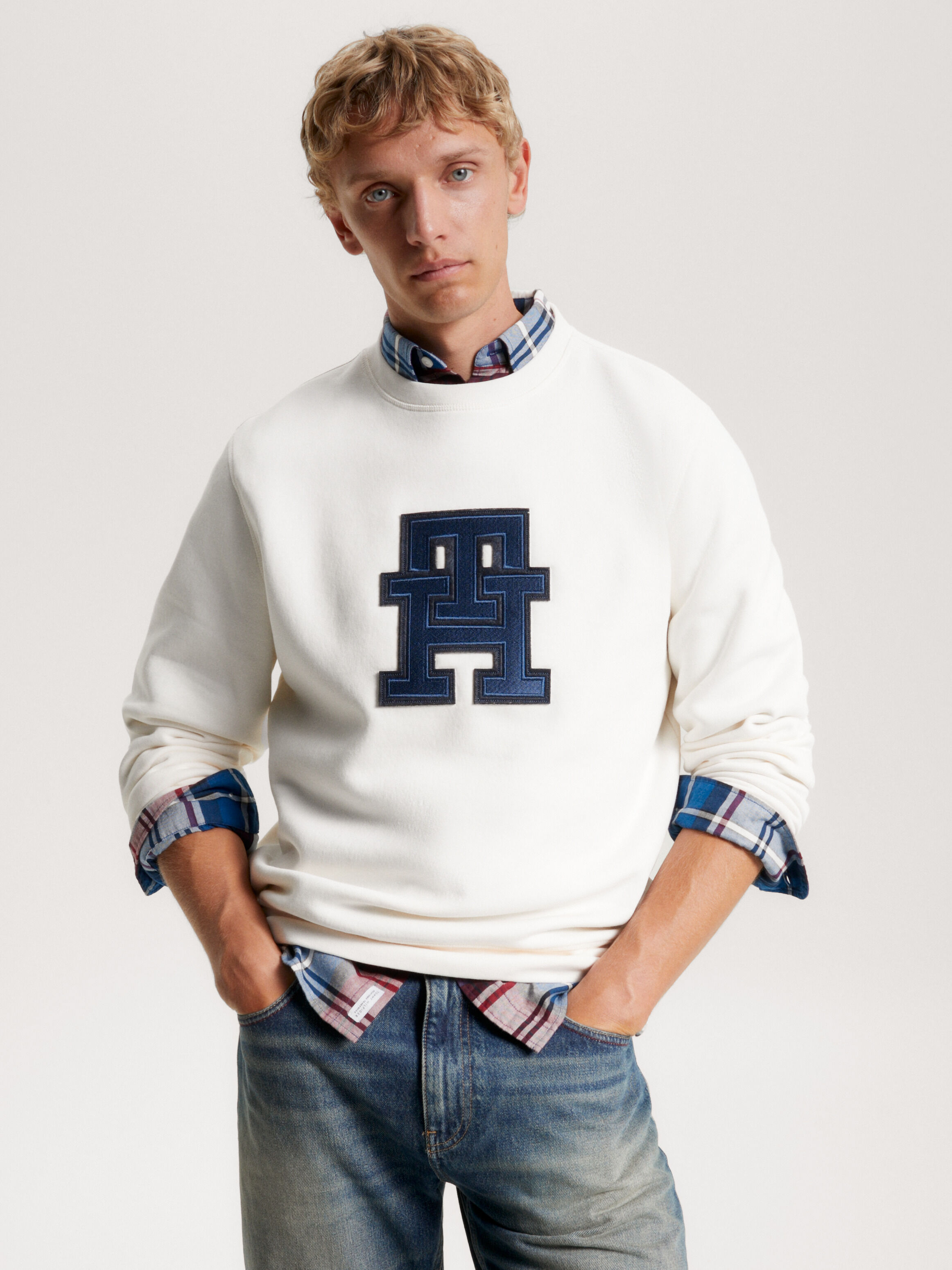 Applique sweatshirt sale