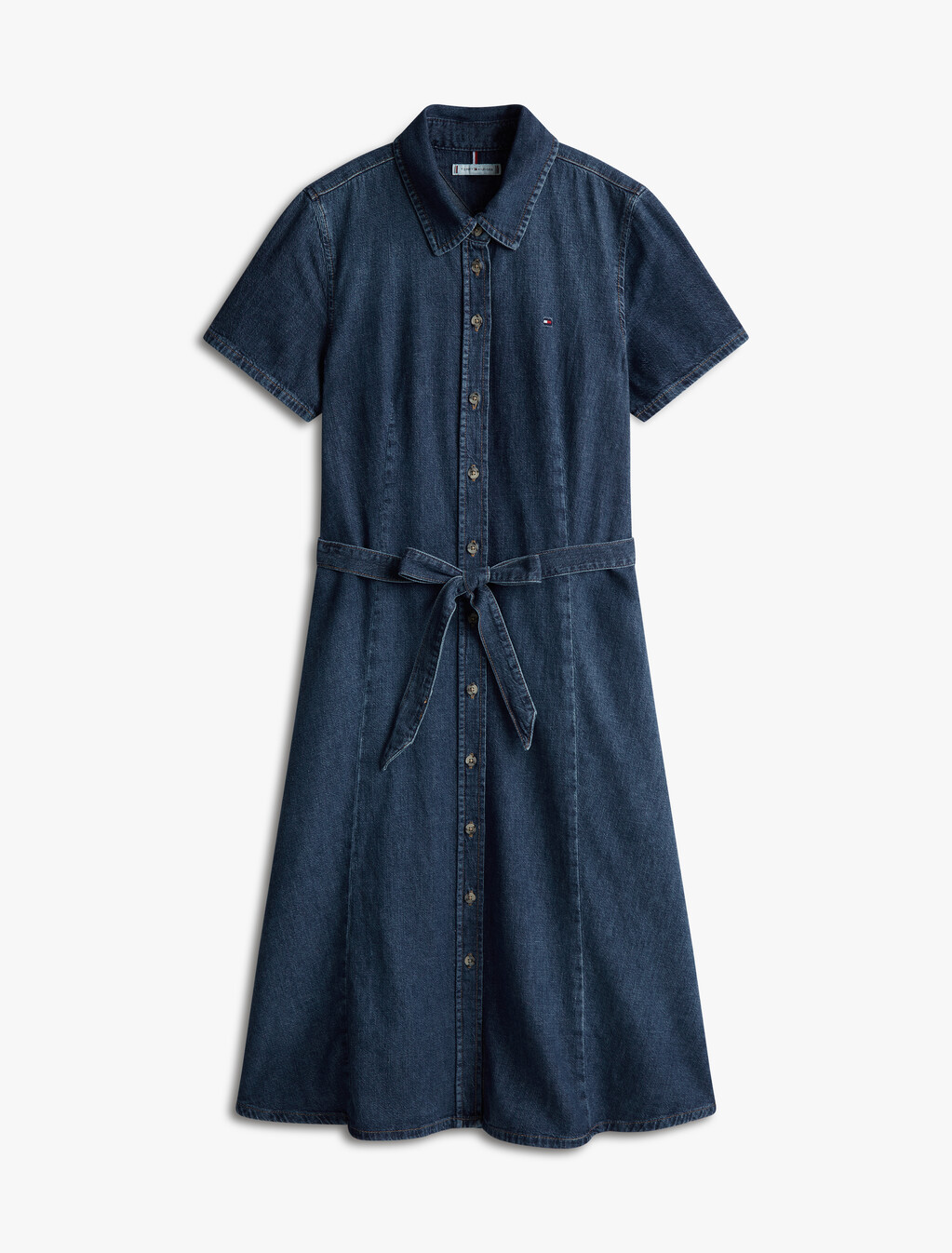 Denim Midi Shirt Dress, New Doreen, hi-res