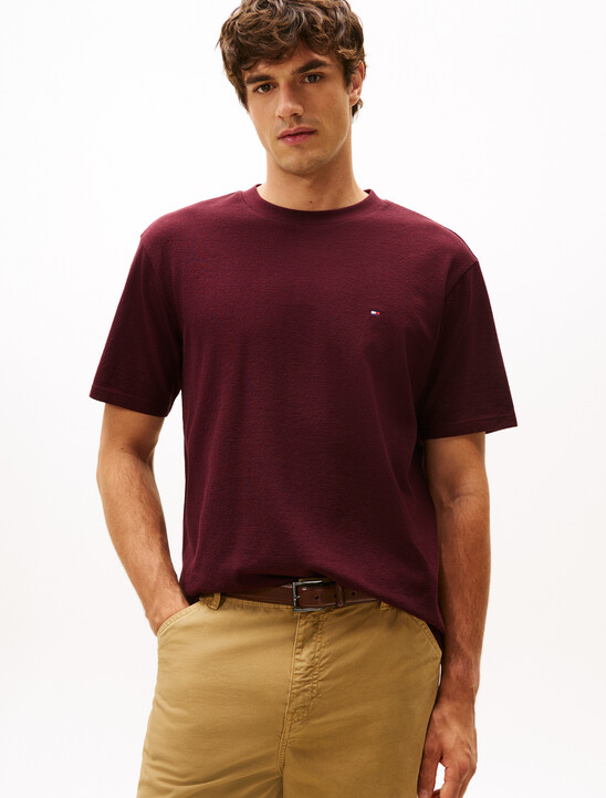 Textured Crepe T-Shirt