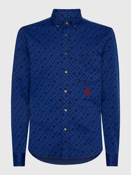 CREST EMBROIDERY TH MONOGRAM SHIRT
