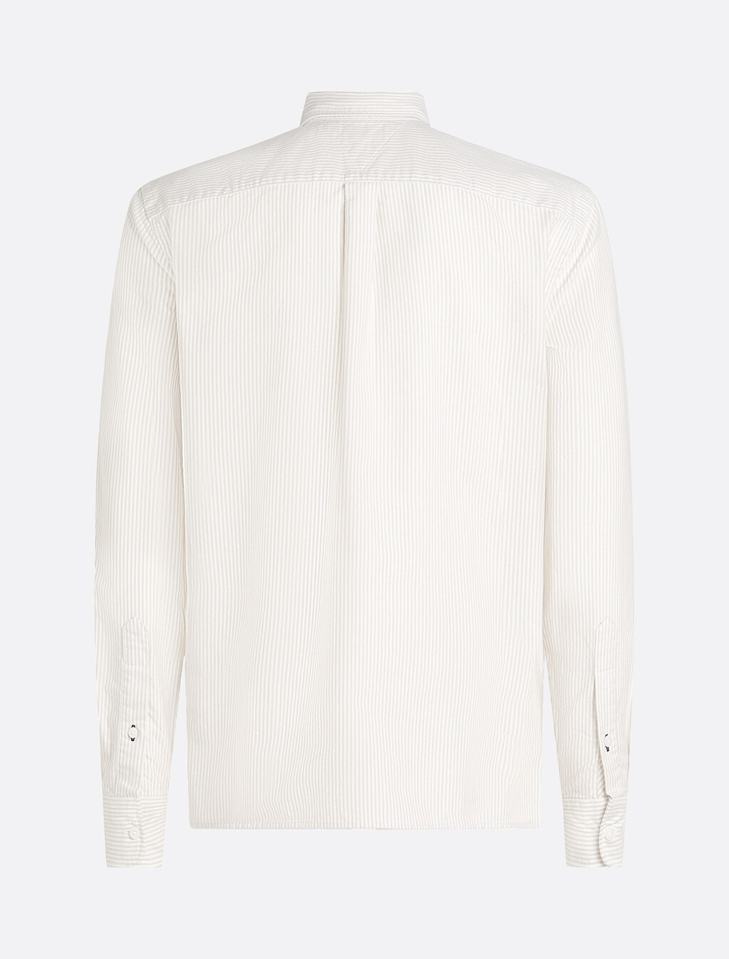 Stripe Organic Cotton Oxford Shirt, Sandalwood/ White, hi-res